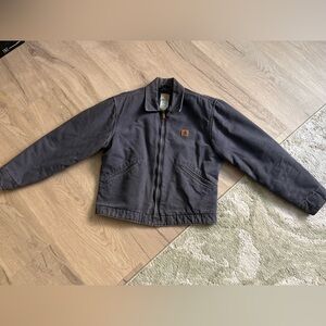 Vintage Carhartt Charcoal Gray Zip-Up Jacket
